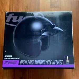 Fuel full open face motorcycle helmet size adult large - NEW in original box